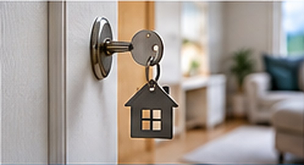 House keys representing a rental property between tenants