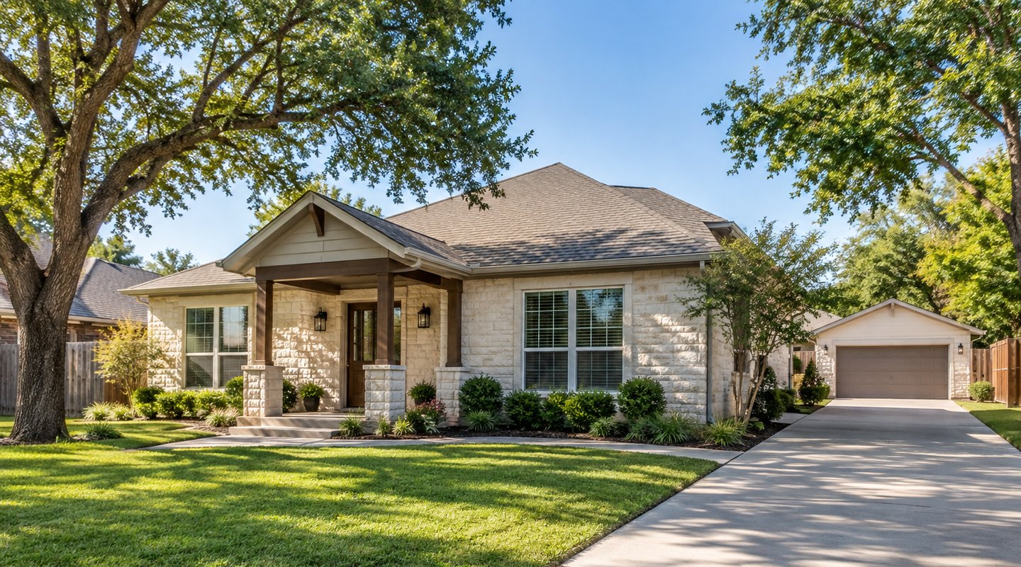 DP3 insurance for a Texas rental home and detached garage