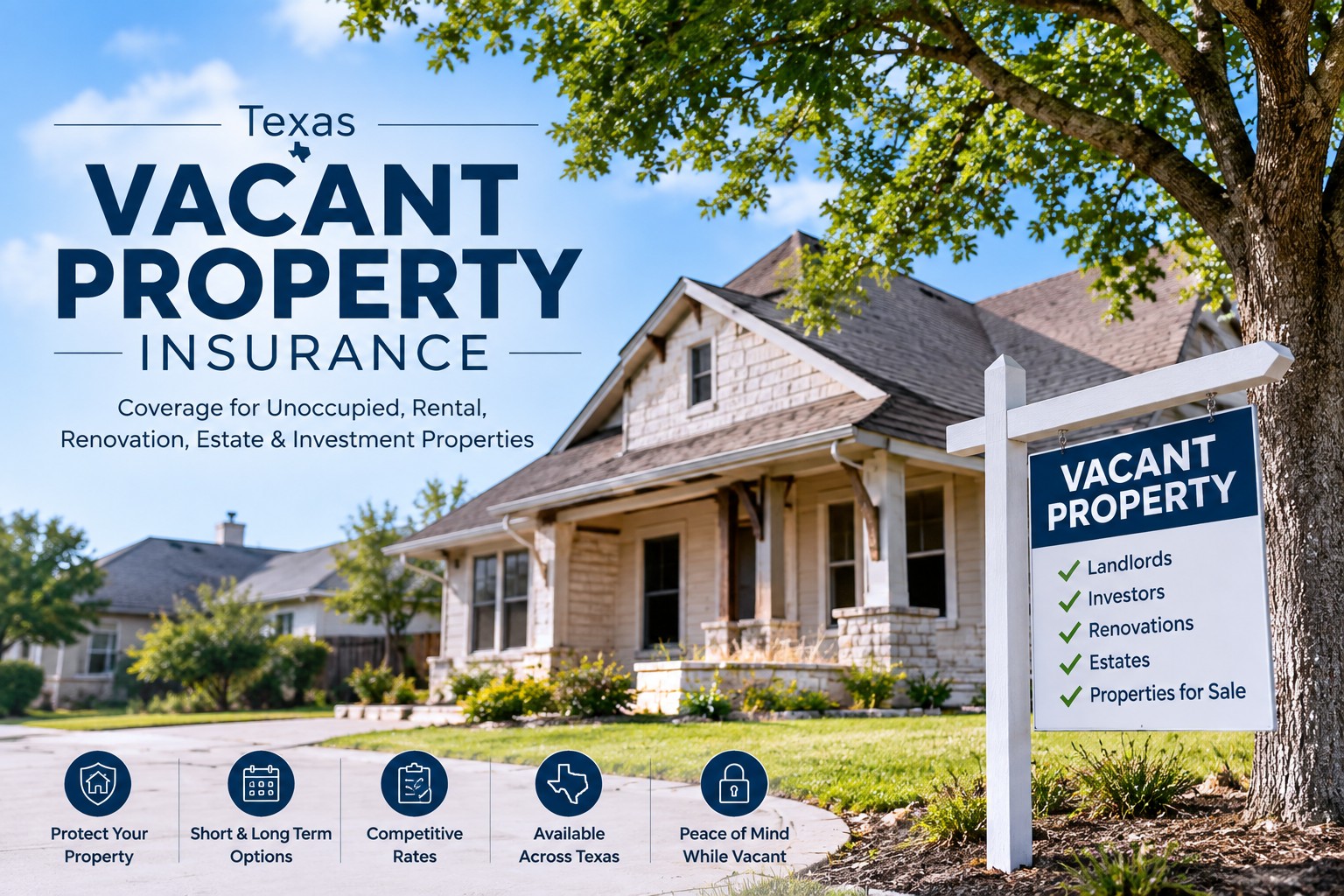Texas vacant home insurance quotes