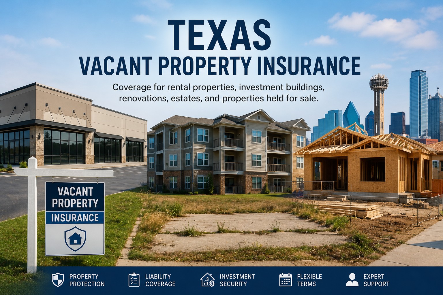 vacant residential property insurance in Texas