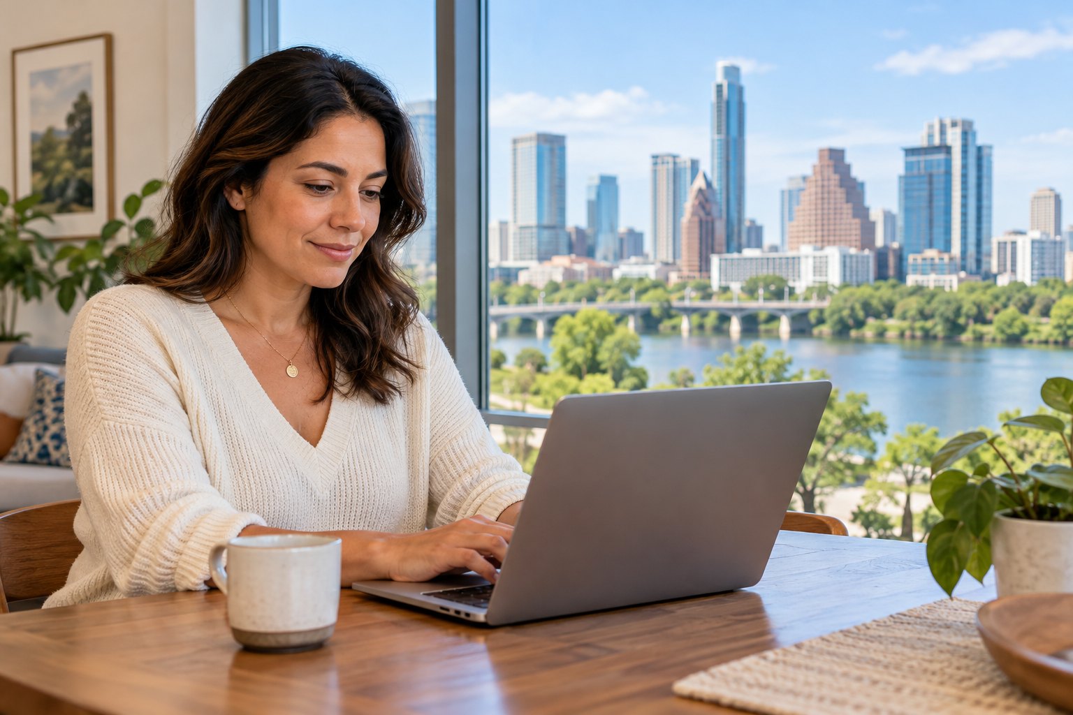 Driver reviewing non-owner coverage options online