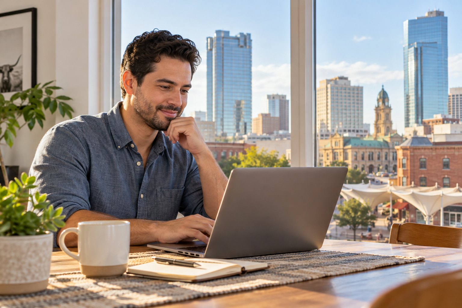 Driver reviewing non-owner coverage options online