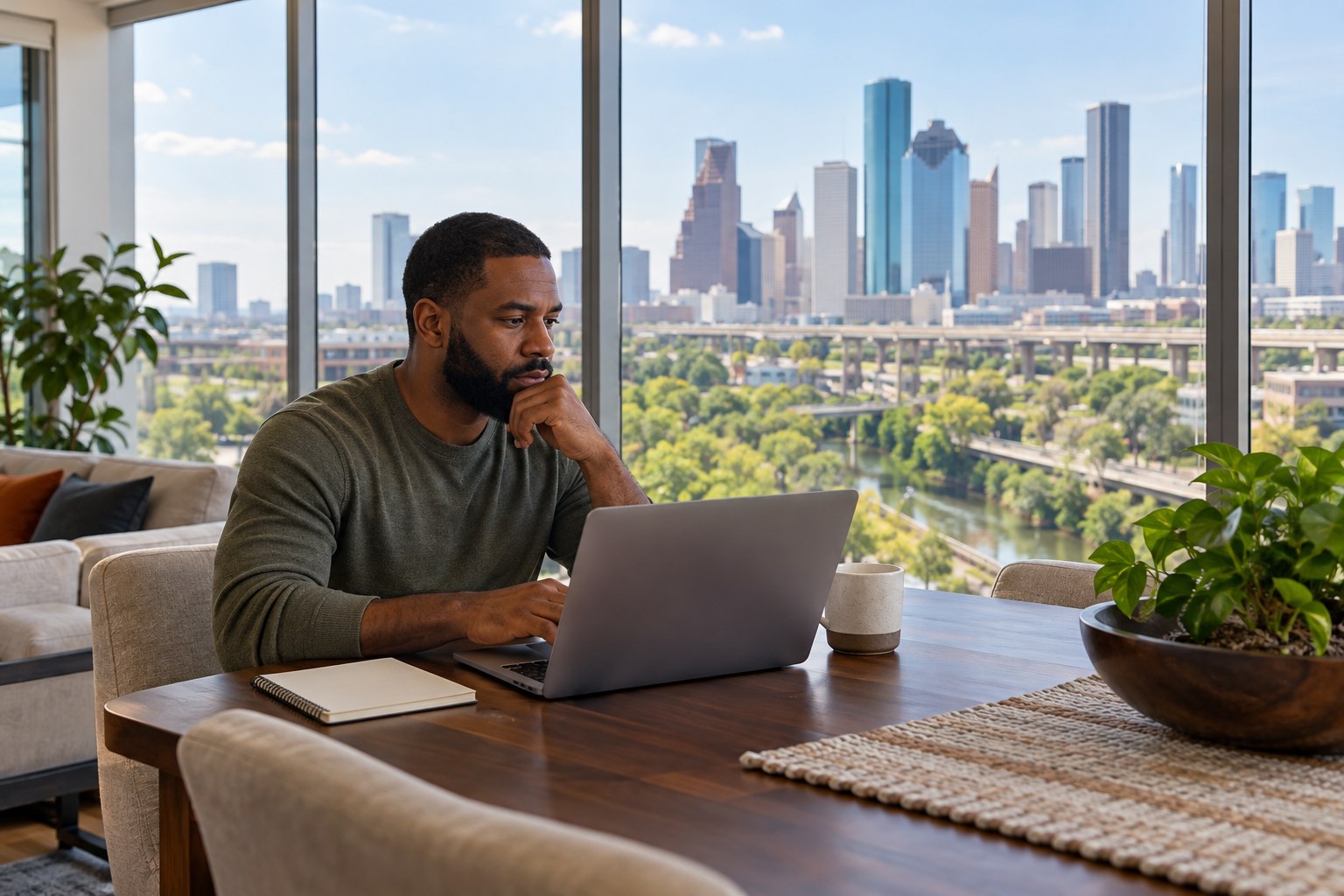 Driver reviewing non-owner coverage options online